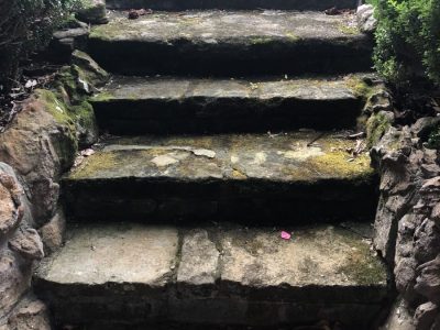 Recycled steps